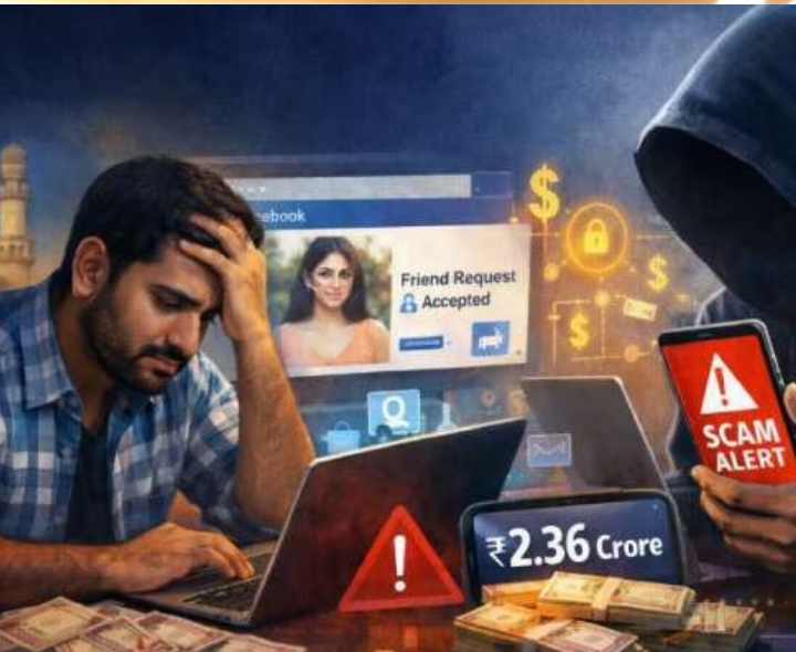 ఫ్రెండ్ రిక్వెస్ట్‌తో కోట్లు కొట్టేసిన కిలాడీ!