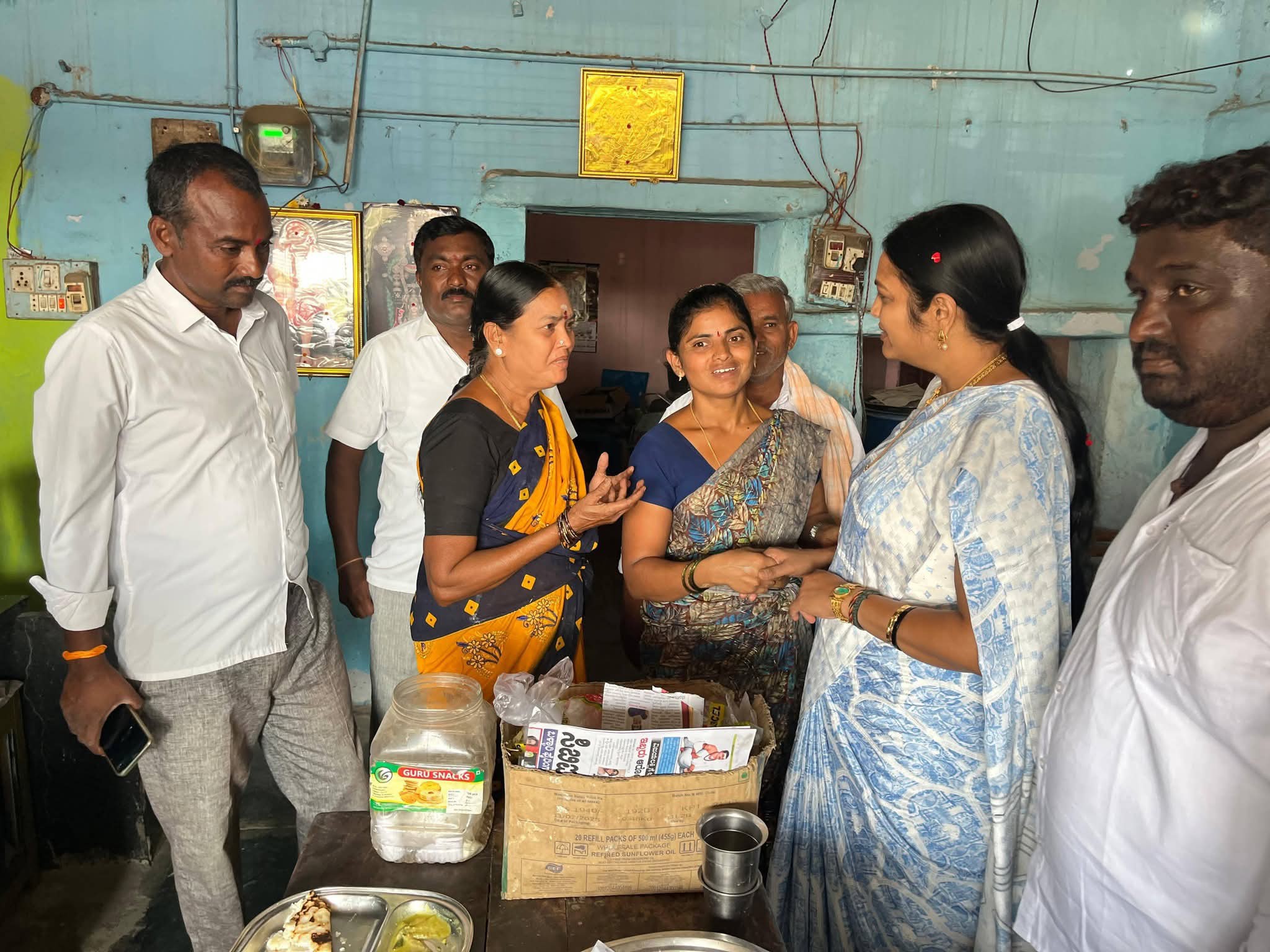 సోమందేపల్లిలో ‘కాఫీ విత్ క్యాడర్’ కార్యక్రమం