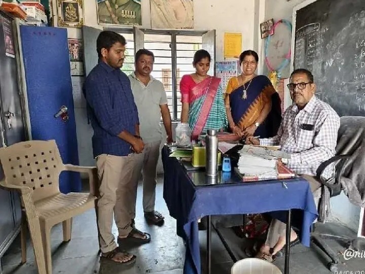 పాఠశాలలను ఆకస్మికంగా తనిఖీ చేసిన ఎంఈవో