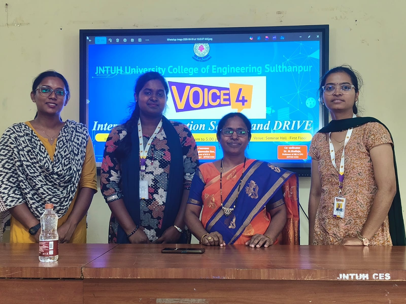 జయంతి సుల్తాన్పూర్ లో రెండు రోజుల ఇంటర్ షిప్ ప్రోగ్రాం