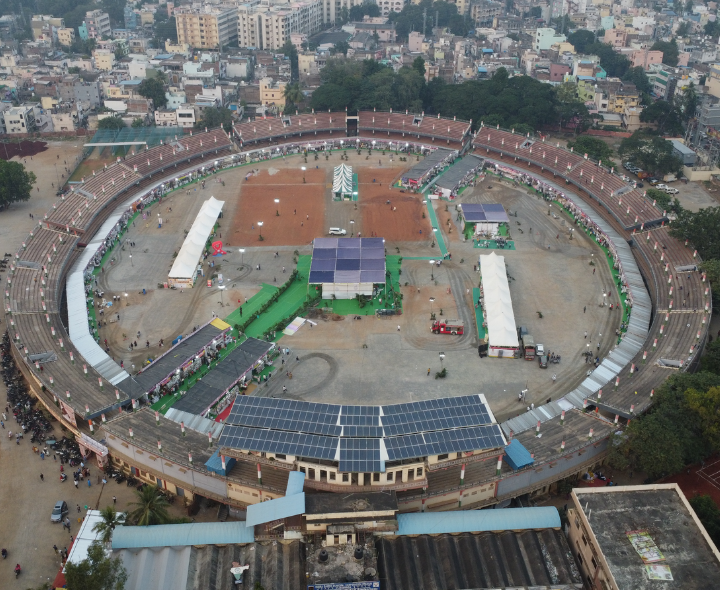 విజయవాడ స్టేడియం ఆధునీకరణ పనులకు శంకుస్థాపన