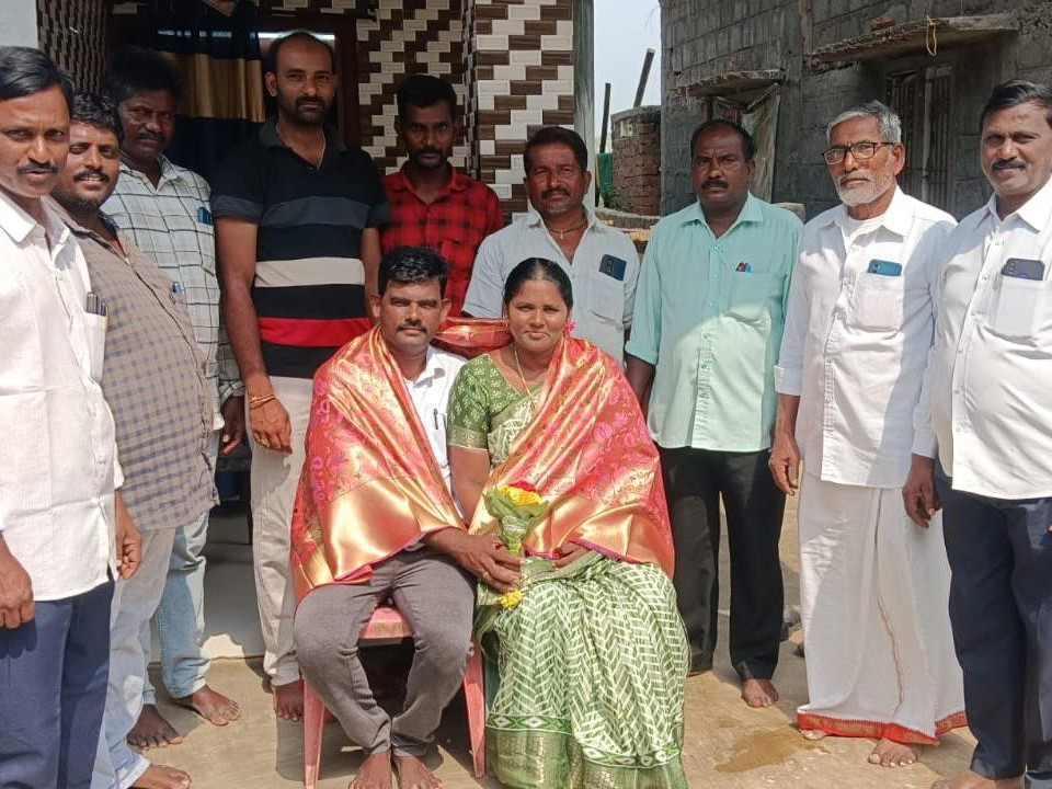 మల్లేల గ్రామ సర్పంచ్‌కు పదవి విరమణ సన్మానం