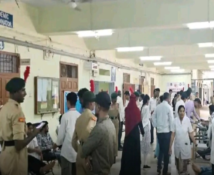 SRBGNR కళాశాలలో రక్తదాన శిబిరం