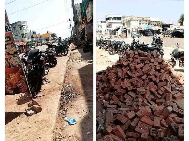 పెండింగ్‌లో రహదారి పనులు.. తీవ్ర ఇబ్బందులు