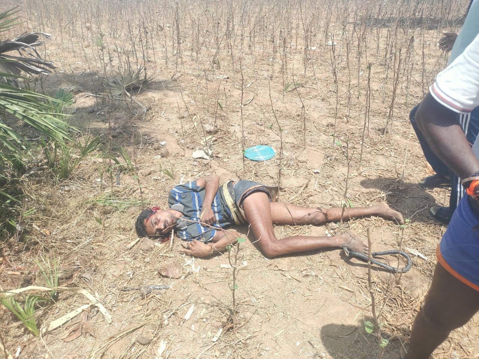 తాటిచెట్టు ప్రమాదంలో కల్లుగీతా కార్మికుడి మృతి