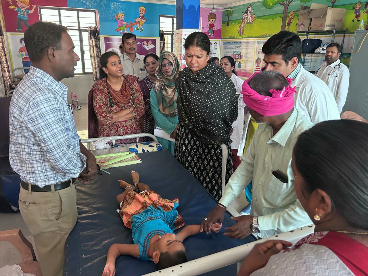 మాతా శిశు ఆరోగ్య కేంద్రంలో కలెక్టర్ తనిఖీలు