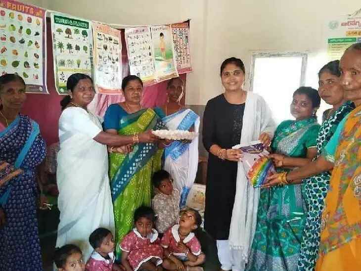 గర్భిణీలకు పౌష్ఠికహారం పంపిణీ