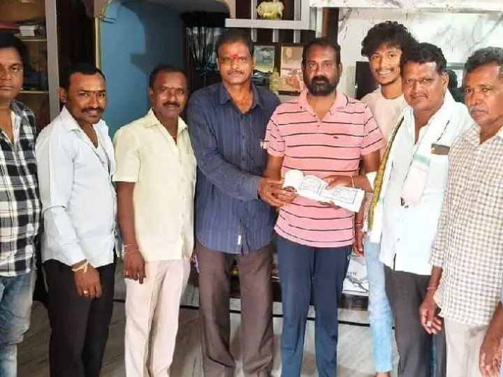 మాడెలయ్య ఆలయానికి ఆర్థిక సహాయం అందజేత