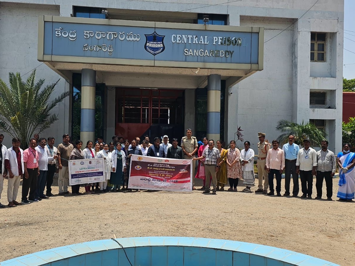 సెంట్రల్ జైలులో ఉచిత వైద్య శిబిరం