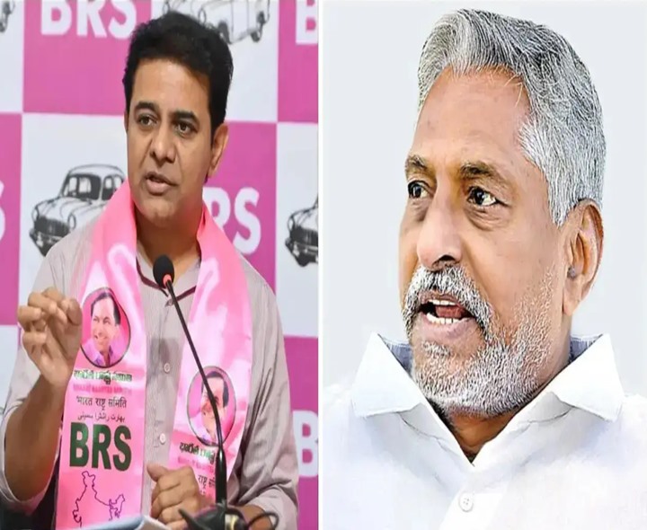 జీవన్ రెడ్డిని పార్టీలోకి ఆహ్వానించిన కేటీఆర్