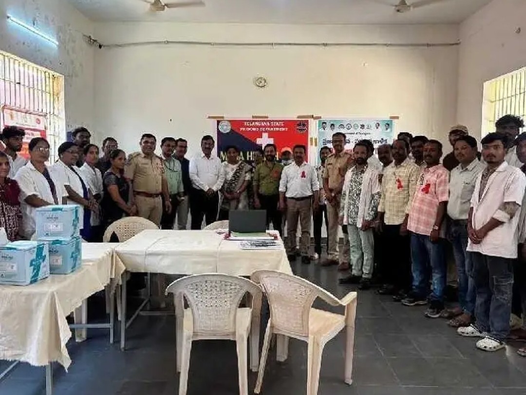 జిల్లా జైలులో మెగా మెడికల్ క్యాంపు