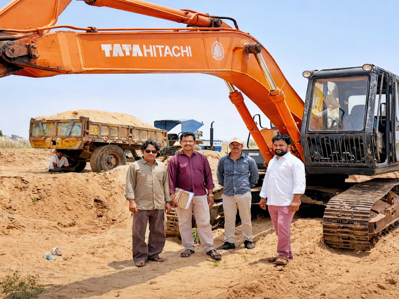 అక్రమంగా ఇసుక తవ్వకాలు.. వాహనాలు సీజు