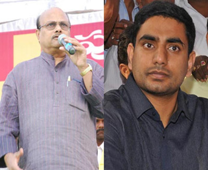 యనమలకు మంత్రి లోకేష్ పరామర్శ