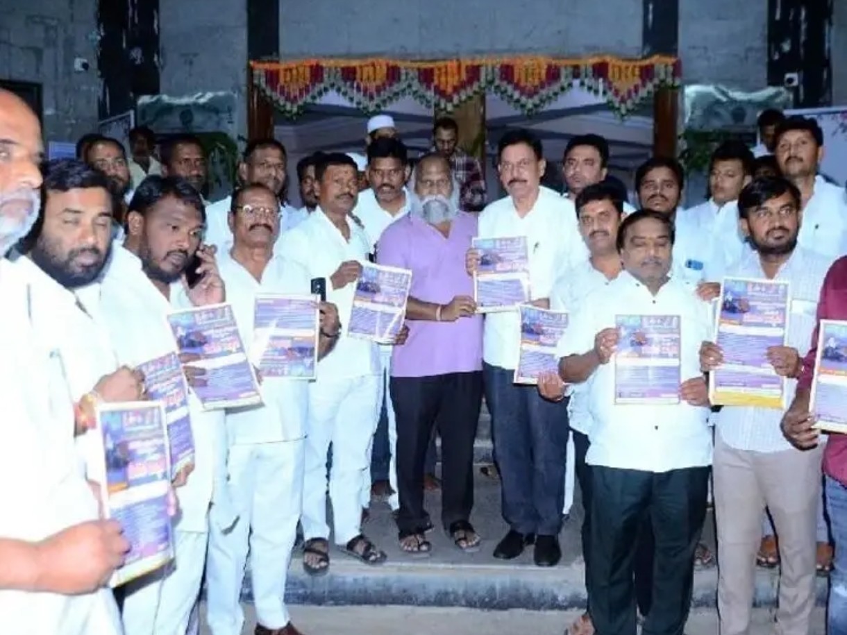 అంబేడ్కర్ జయంతి ర్యాలీ కరపత్రాల ఆవిష్కరణ