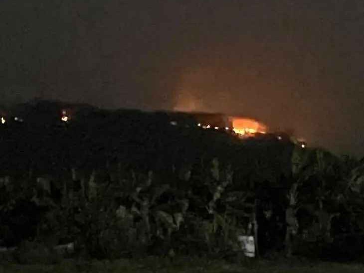 నల్లమల అడవుల్లో చెలరేగిన మంటలు