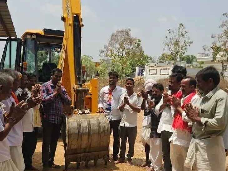 ఆలయ నిర్మాణం ప్రారంభం