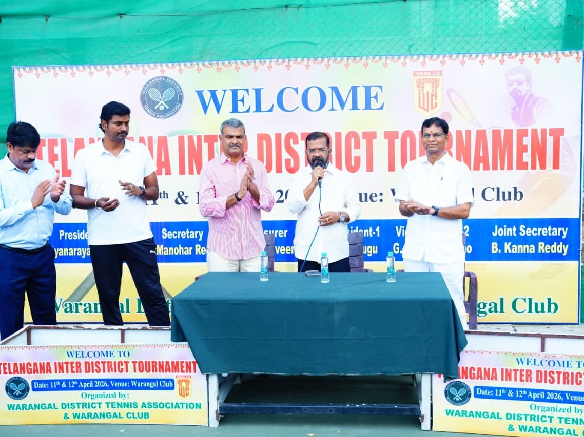 టెన్నిస్ టోర్నమెంట్‌ను ప్రారంభించిన ఎమ్మెల్యే