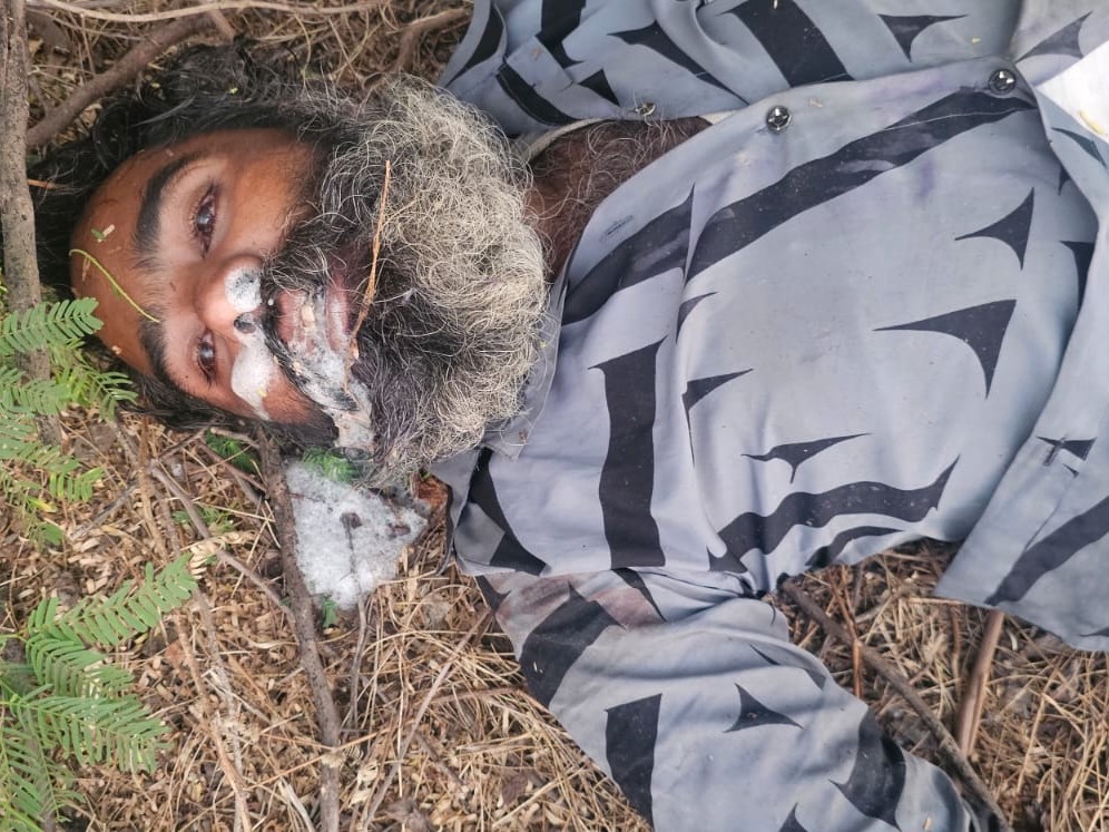 కొల్లూరు శివారులో గుర్తు తెలియని వ్యక్తి మృతి