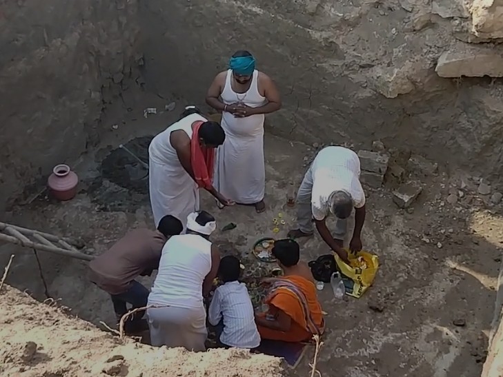 పోచమ్మ ఆలయ నిర్మాణానికి భూమిపూజ