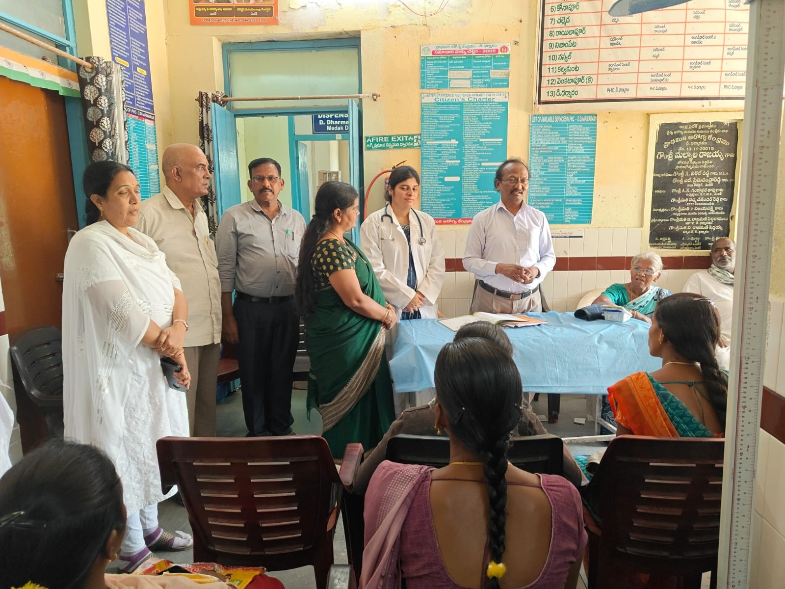 ప్రగతి ధర్మారం పీహెచ్‌సీని తనిఖీ చేసిన డీఎంహెచ్‌వో