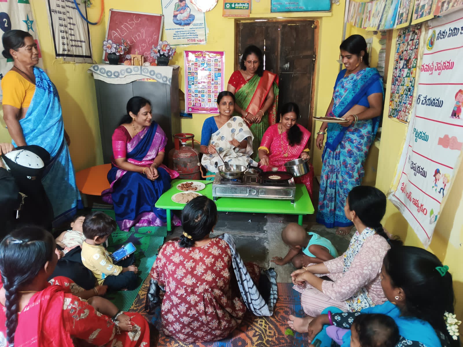 పోషణ పక్వాడలో భాగంగా వంటల పోటీలు