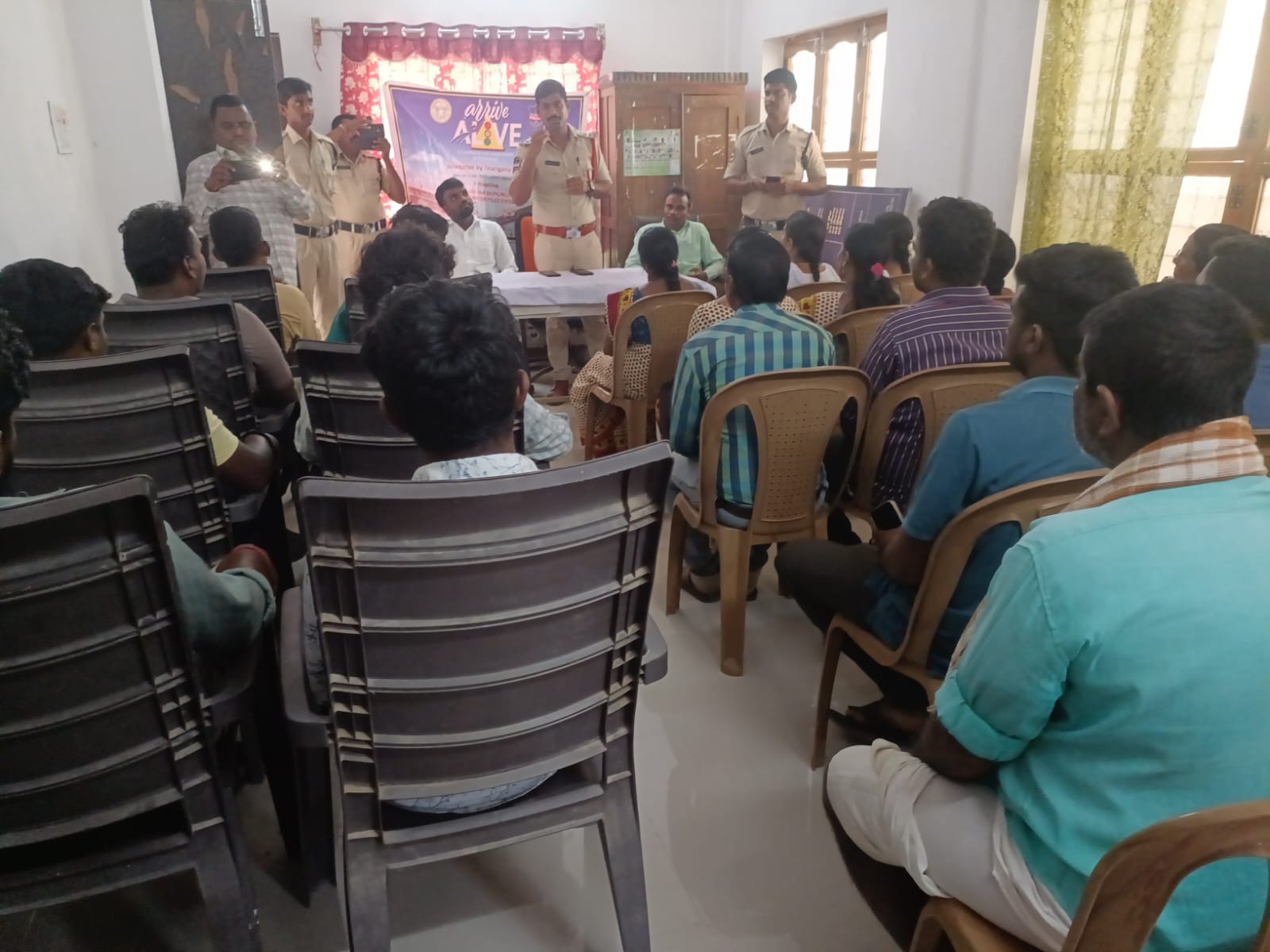 గోరికొత్తపల్లిలో  ‘Arrive – Alive’  కార్యక్రమం