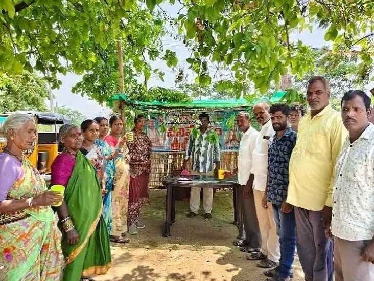 గుండ్ల పొట్లపల్లిలో చలివేంద్రం ఏర్పాటు