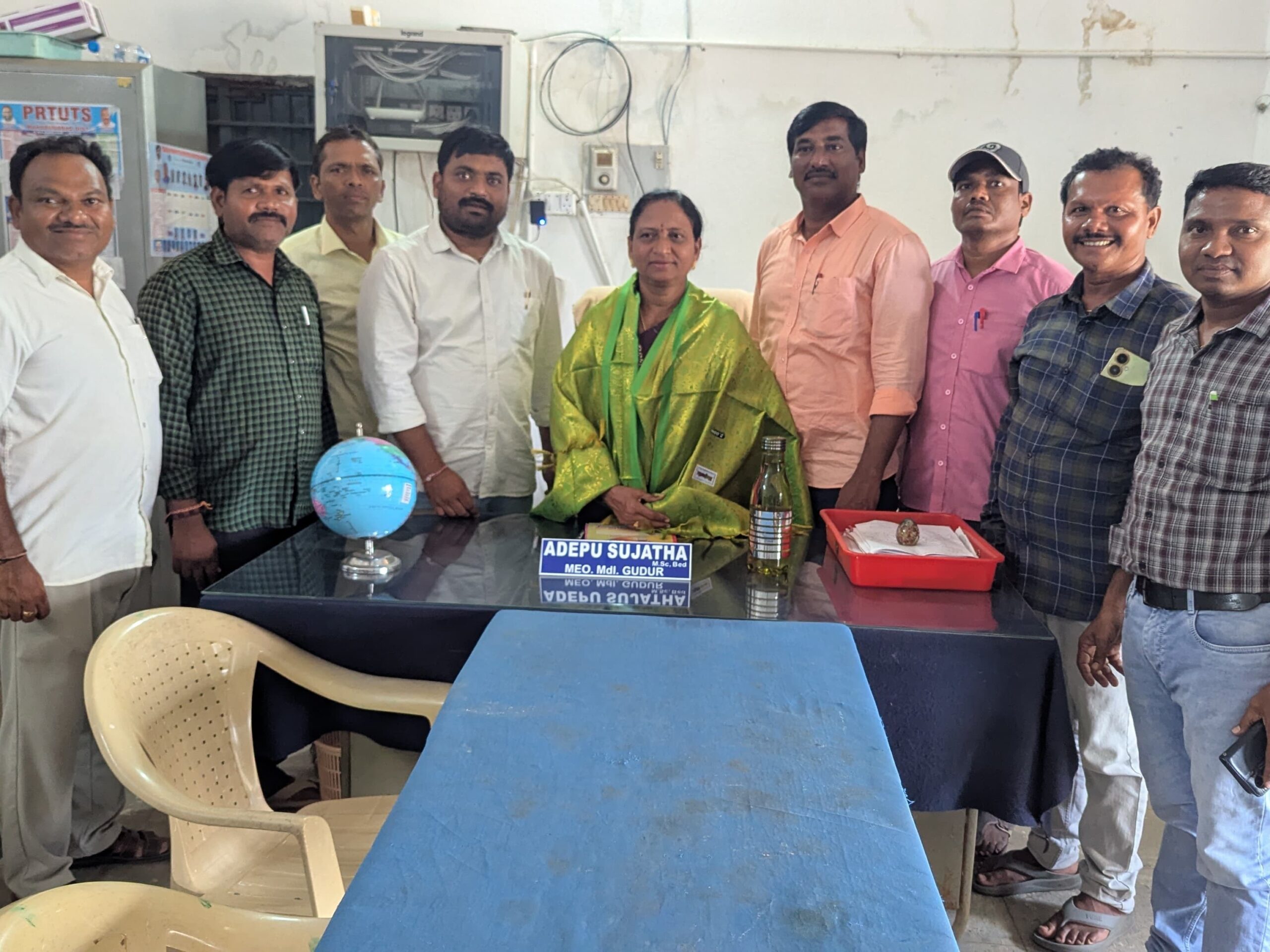 గూడూరు MEOగా సుజాత బాధ్యతలు