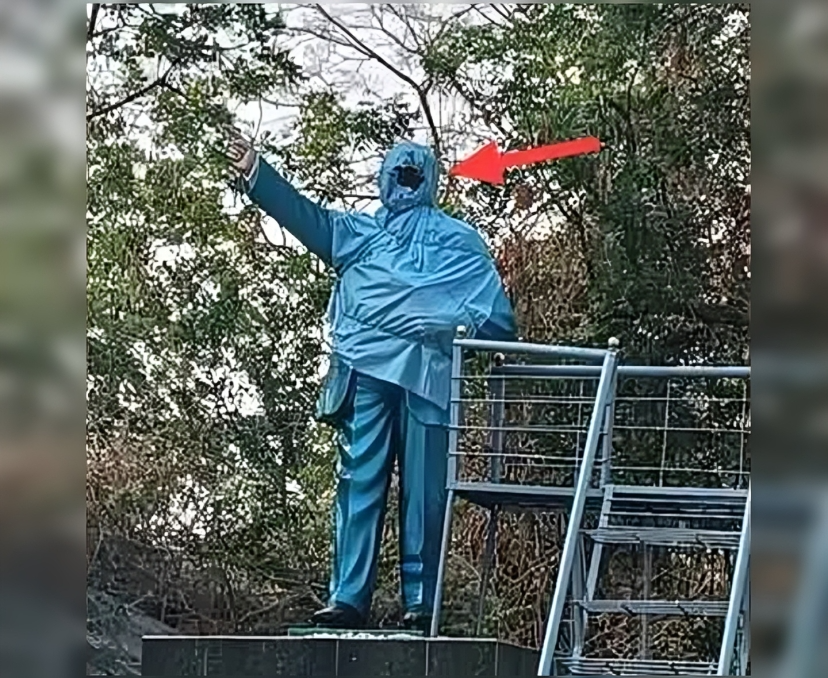 జయంతి రోజే అంబేద్కర్ విగ్రహం ధ్వంసం