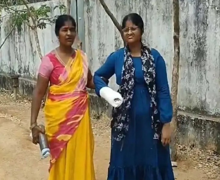 విరిగిన వేళ్లతోనే హర్షిత విజయ కేతనం