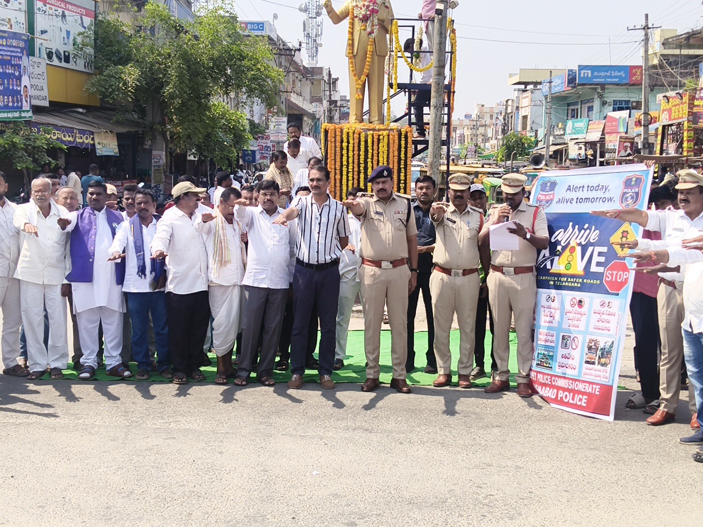 హుస్నాబాద్‌లో అంబేద్కర్ జయంతి వేడుకలు..!