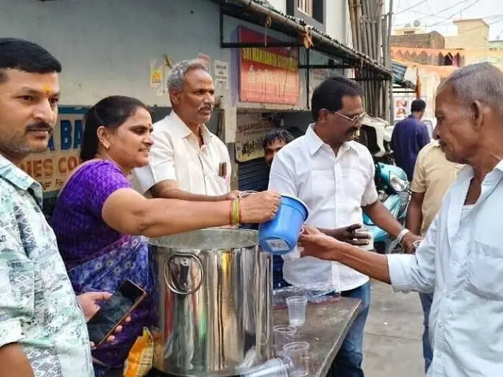 అంబేద్కర్ జయంతి సందర్భంగా చలివేంద్రం ఏర్పాటు