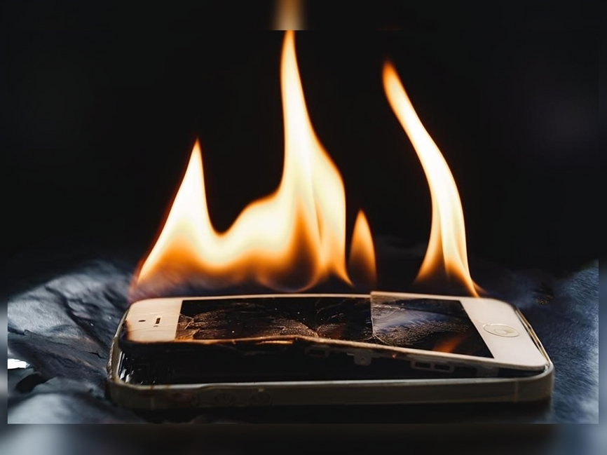 శంషాబాద్ ఎయిర్‌పోర్టులో పేలిన సెల్‌ఫోన్