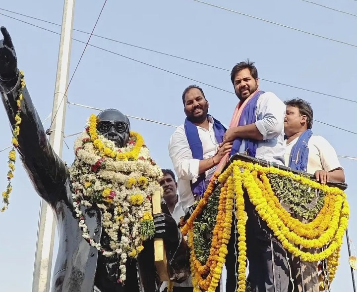 అంబేద్కర్ జయంతి వేడుకలలో ఎంపీ గడ్డం