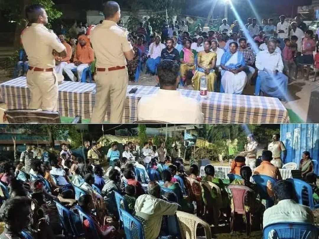 కొత్తగూడలో హెల్మెట్ వినియోగంపై అవగాహన