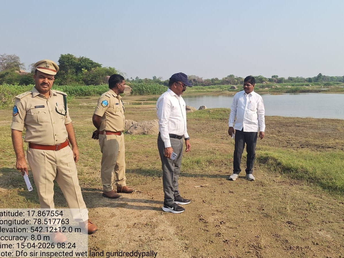 చెరువులను పరిశీలించిన జోజి