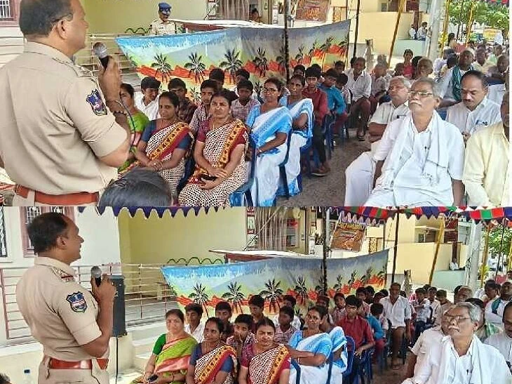 దెందుకూరులో రోడ్డు భద్రతపై అవగాహన