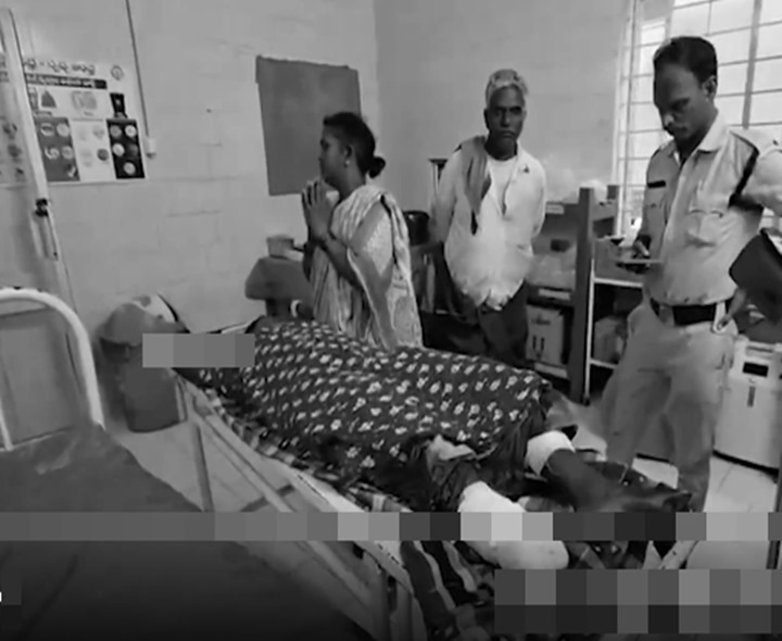 దారుణం.. అనుమానంతో కాలు నరికేశాడు!