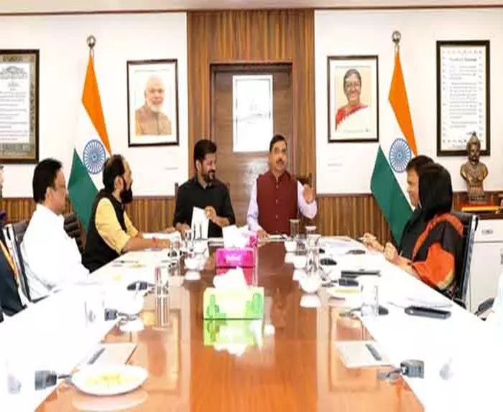 కేంద్రమంత్రితో రేవంత్ రెడ్డి భేటీ