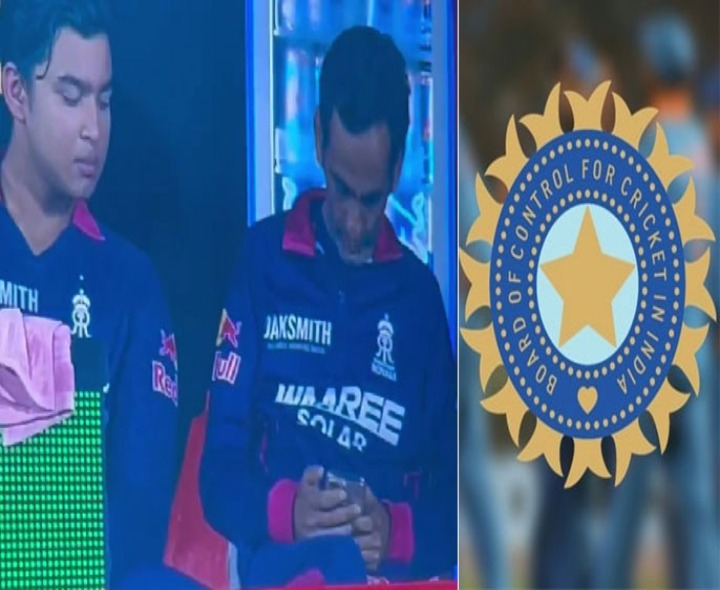 డగౌట్‌లో ఫోన్ వాడినందుకు జరిమానా