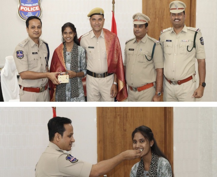 హోంగార్డు కుమార్తె అద్భుత విజయం