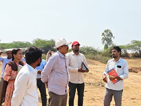 జగదేవపూర్‌లో ఉపాధి పనుల పరిశీలన