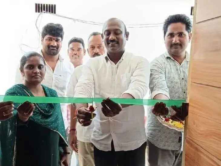 దేవరపల్లిలో ధాన్యం కొనుగోలు కేంద్రం ప్రారంభం