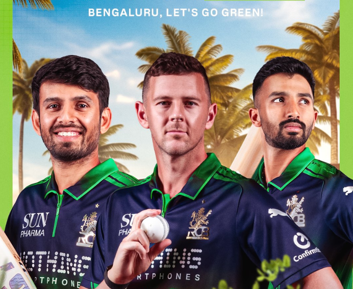 ఢిల్లీతో పోరు.. గ్రీన్ జెర్సీలో RCB