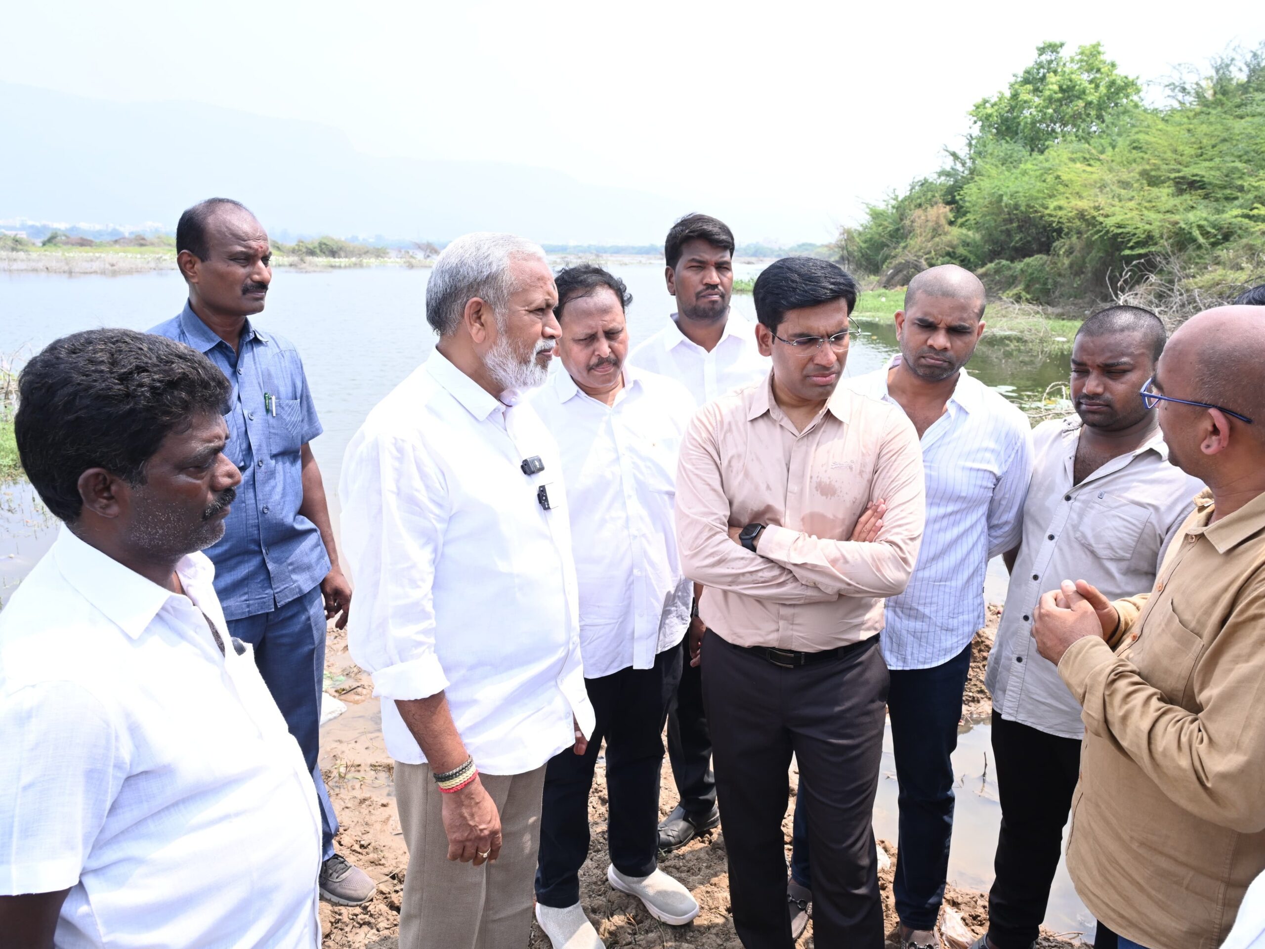 జలధార-జలహారతి పనులకు శ్రీకారం