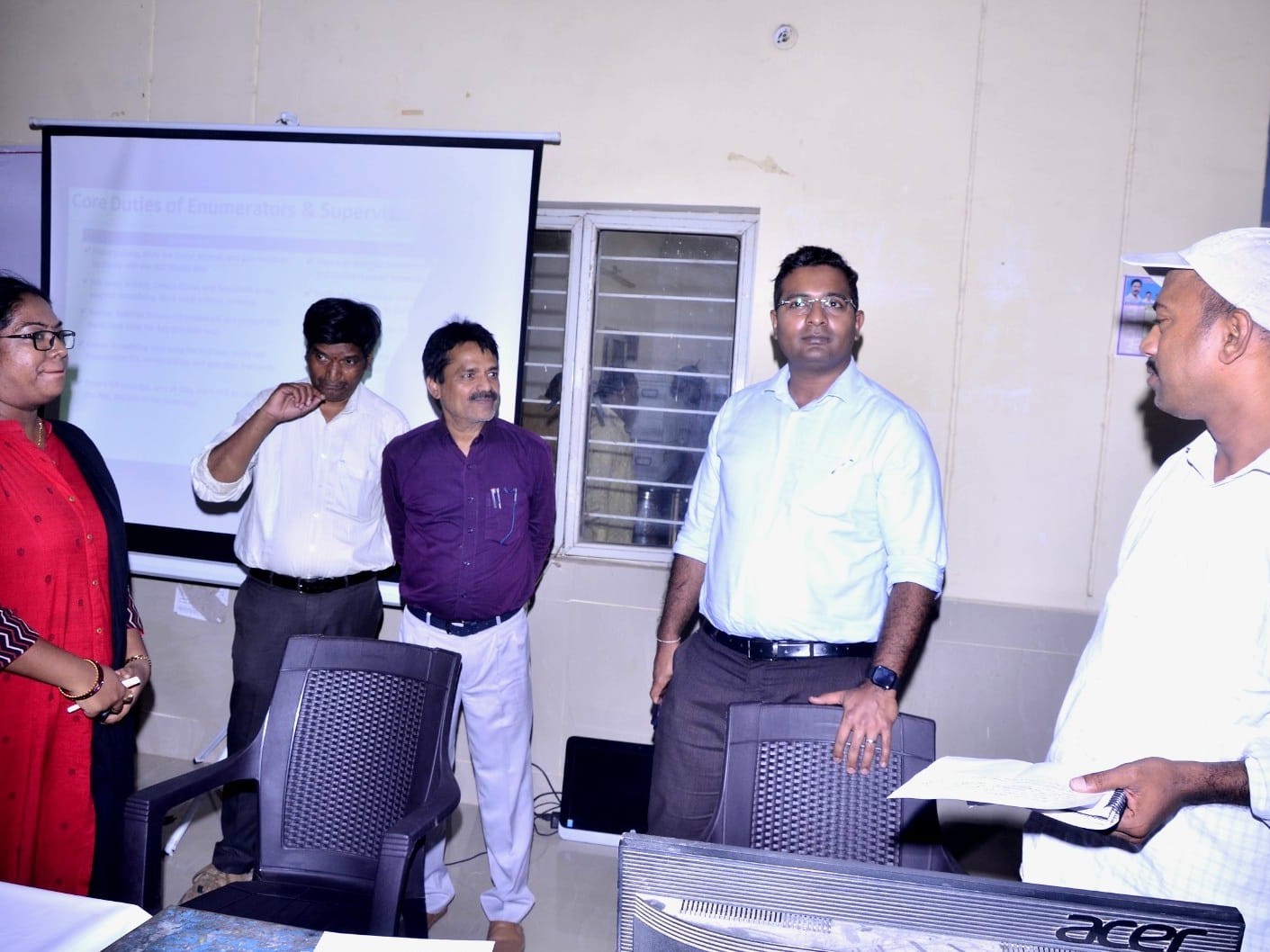 సర్వే శిక్షణను పరిశీలించిన జోనల్ కమిషనర్