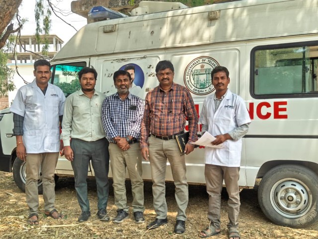 108, 102 అంబులెన్స్‌ల ఆకస్మిక తనిఖీ