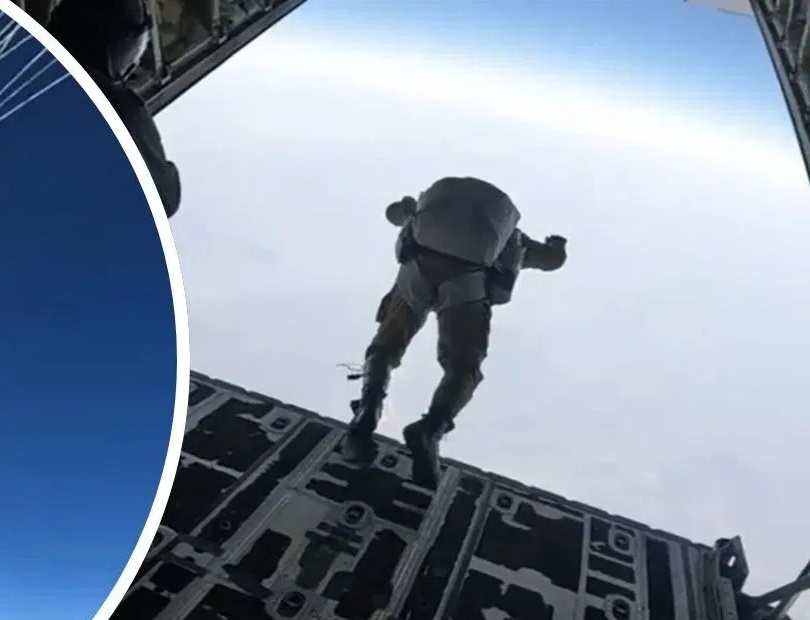 పారాచూట్ ఫెయిల్.. ఇద్దరు సైనికులకు గాయాలు