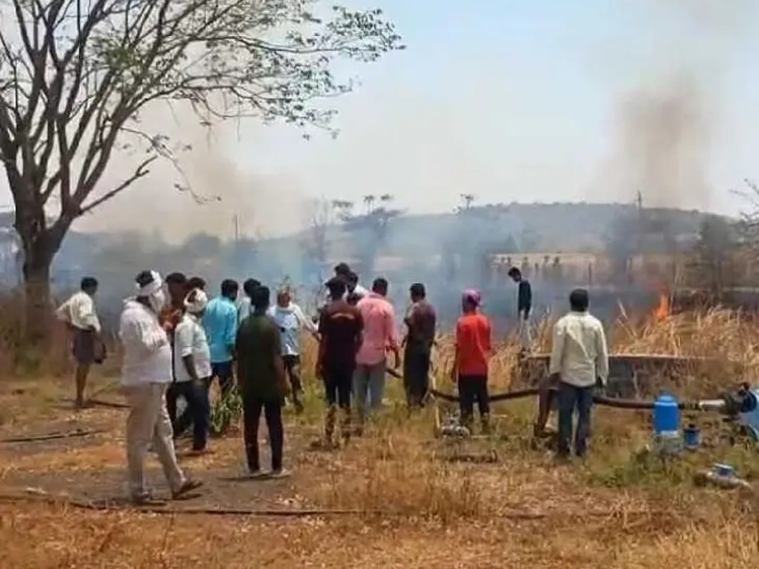 జున్ని శివారులో సంభవించిన అగ్ని ప్రమాదం