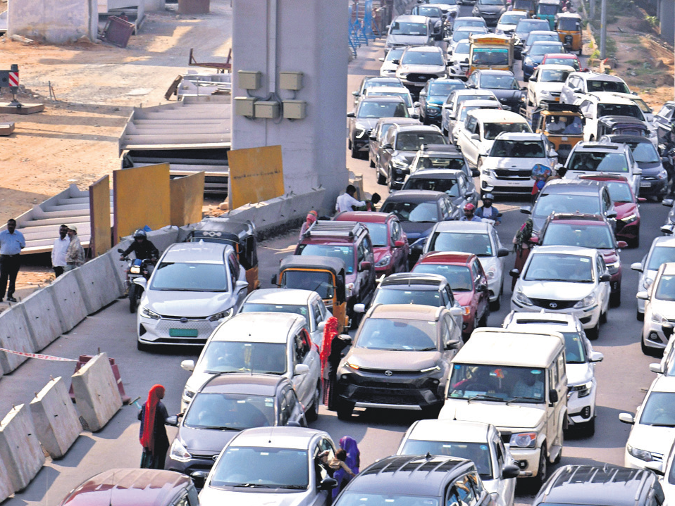 ఈ ప్రాంతాల్లో 67% పెరిగిన ట్రాఫిక్